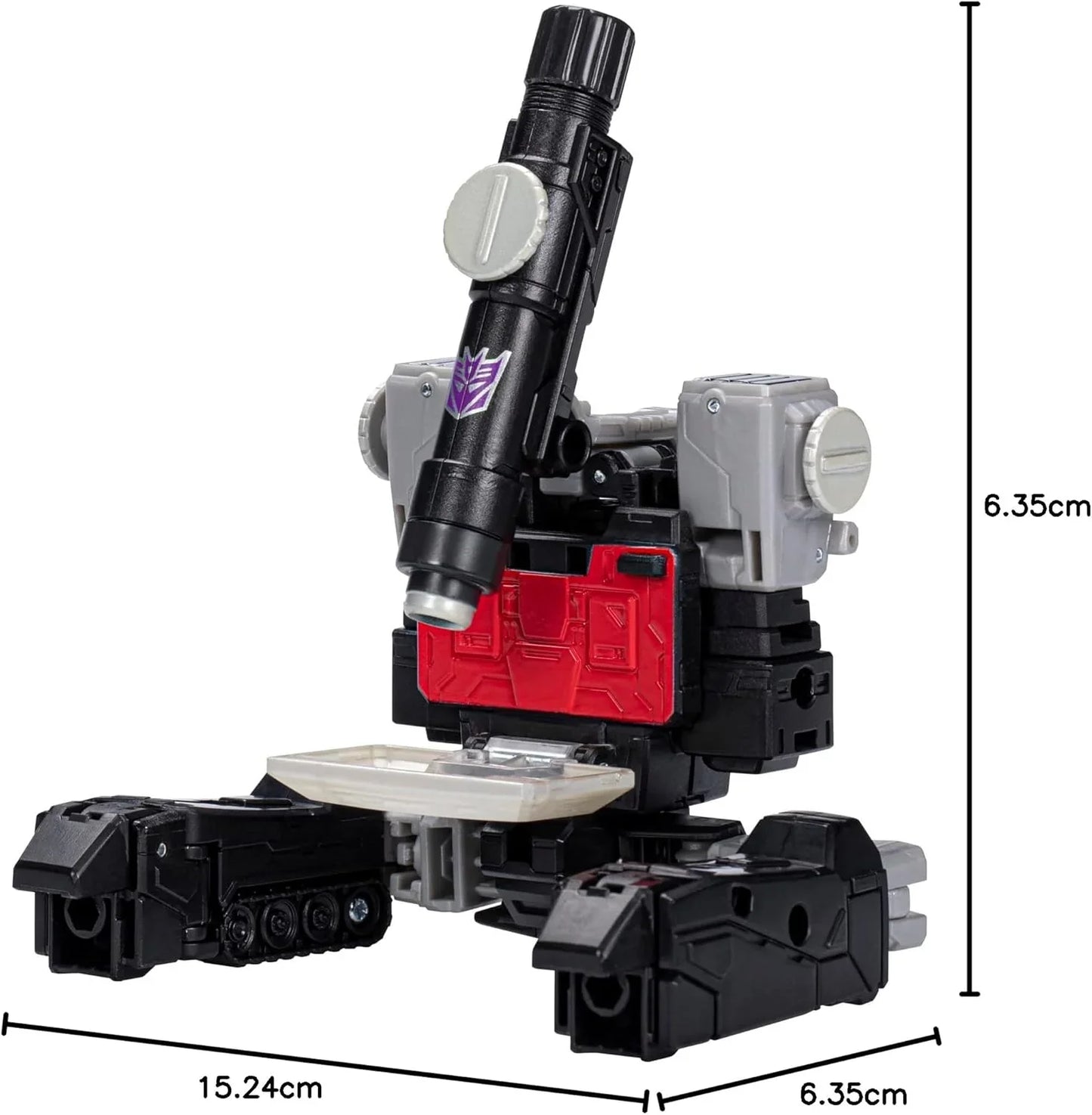 トランスフォーマー フィギュア ジェネレーションズ セレクト デラックスクラス マグニフィカス タカラ 2005年限定モデル 赤黒カラー 完全18ステップ変形 プレミアム可動 顕微鏡ロボットモード両対応 ブラスターアクセサリー付