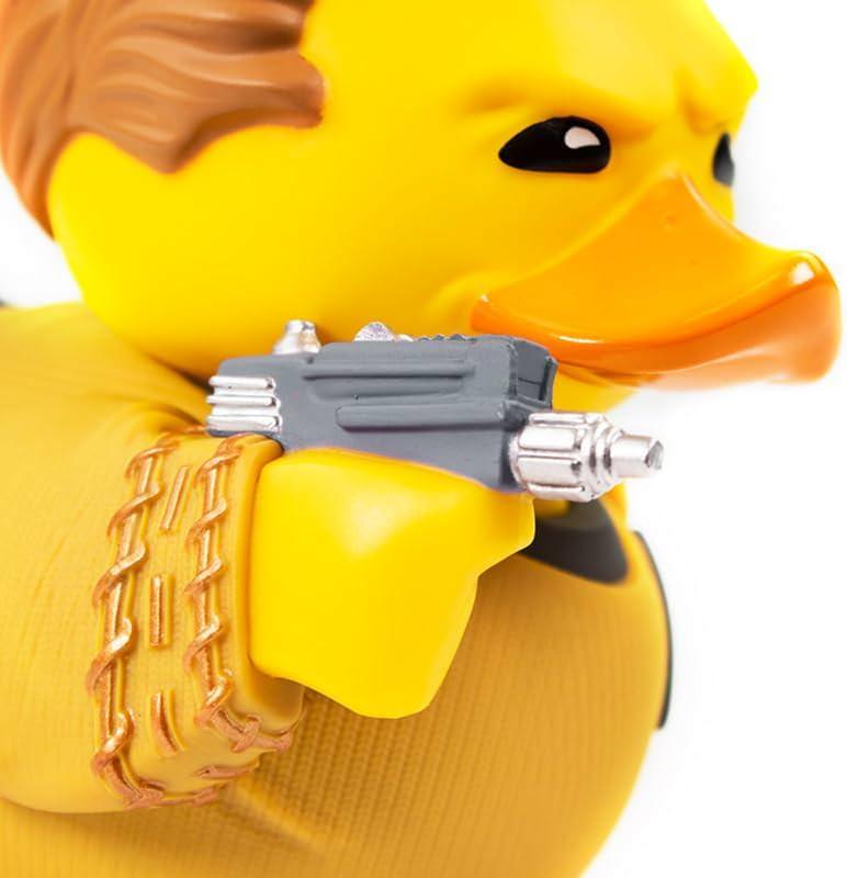 フィギュア Star Trek James T Kirk Boxed Tubbz Figurine Numskull Designs 高品質PVC素材約9cmサイズ 宇宙艦隊制服ゴールドコマンド部門 アヒルスタイルユニークコレクターズアイテム スタートレック公式ライセンス