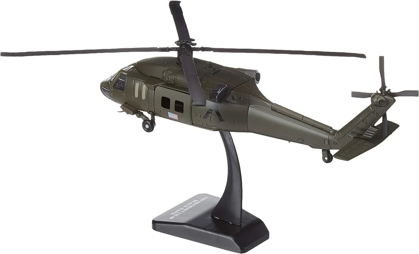 アウトレット品 ミニカー NEWRAY SIKORSKY UH60 BLACK HAWK シコルスキー UH60 ブラックホーク ヘリコプター グリーン 1:60スケール 精密再現 コックピット ローターブレード ランディングギア 迫力満点 ミリタリーコレクション 航空ファン