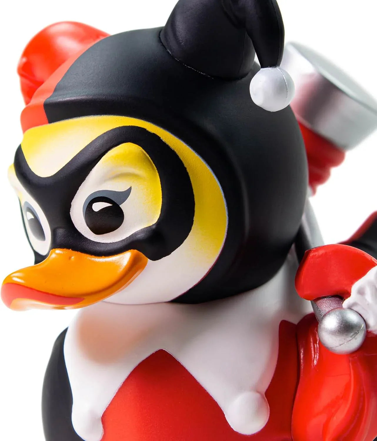 フィギュア TUBBZ Boxed Edition DC Comics ハーリー クイン コスプレイング ラバーダック Numskull Designs 高品質 PVC 素材 約9cm コンパクトサイズ ポップカルチャー 人気 キャラクター ユニーク デザイン 限定 コレクター向け