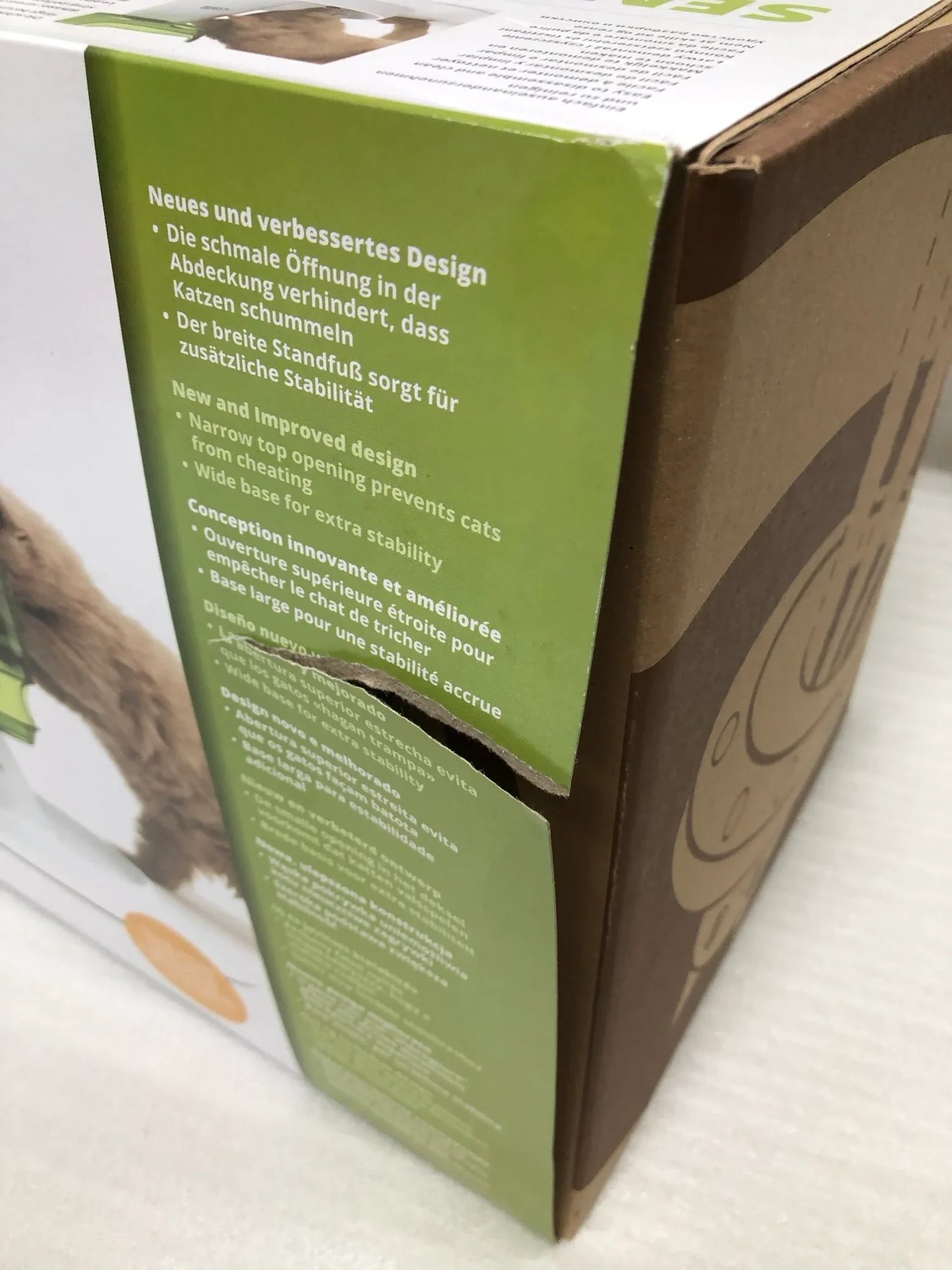 アウトレット品 給餌器 Catit Senses 2.0 フードツリー 猫用 知能刺激 食事ペース促進 安全設計 丈夫 早食い防止 遊びながら食べる 猫ちゃん用 ツリー型探索 本能刺激 健康維持 簡単投入 活動量増加 食品グレード素材 猫の知的好奇心対応