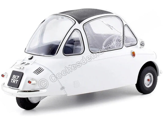 アウトレット品 ミニカー HEINKEL TROJAN 1956 1:18スケール OXFORD オックスフォード ホワイト 卵型ボディ 大型ヘッドライト マイクロカー ヴィンテージカーファン向け 細部再現 コレクター向け クラシックカー ヨーロッパ車 愛好家向け