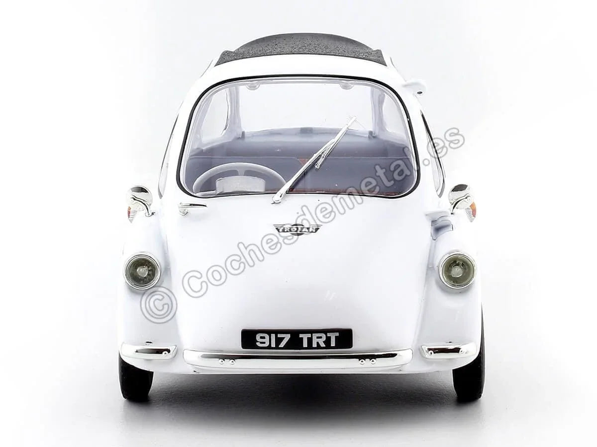 アウトレット品 ミニカー HEINKEL TROJAN 1956 1:18スケール OXFORD オックスフォード ホワイト 卵型ボディ 大型ヘッドライト マイクロカー ヴィンテージカーファン向け 細部再現 コレクター向け クラシックカー ヨーロッパ車 愛好家向け