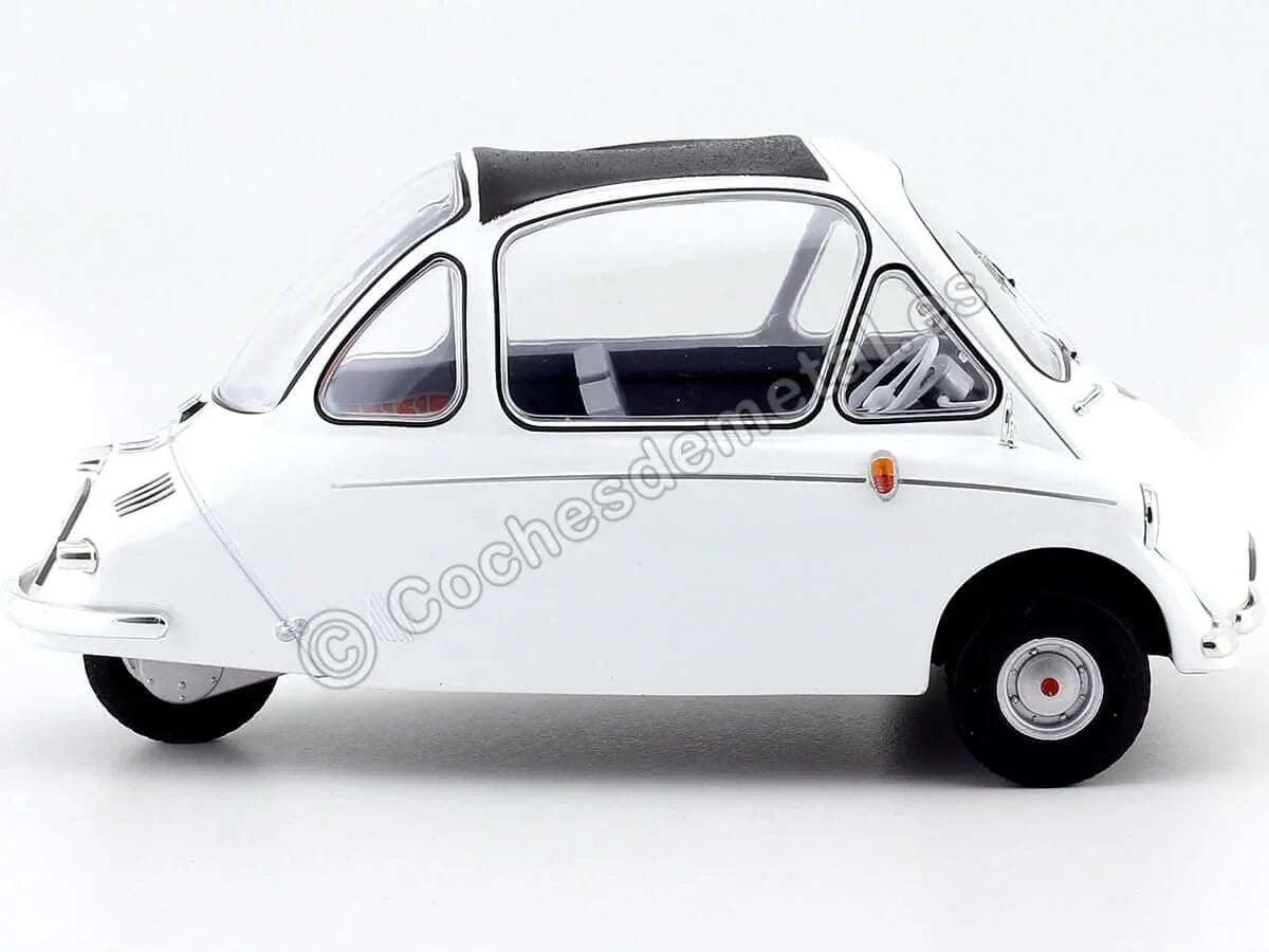 アウトレット品 ミニカー HEINKEL TROJAN 1956 1:18スケール OXFORD オックスフォード ホワイト 卵型ボディ 大型ヘッドライト マイクロカー ヴィンテージカーファン向け 細部再現 コレクター向け クラシックカー ヨーロッパ車 愛好家向け
