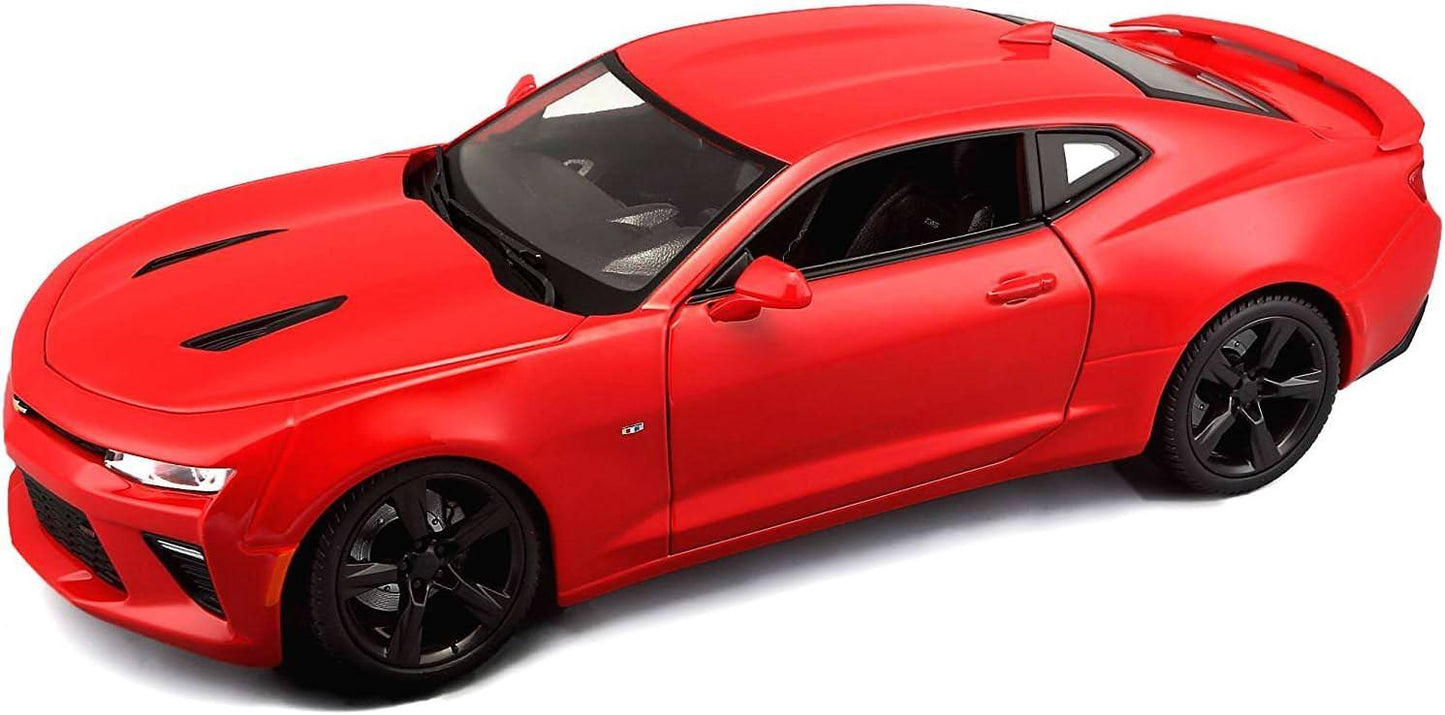 アウトレット品 ダイキャストカー Maisto Chevrolet Camaro SS 2016 1/18 レッド マイスト シボレー カマロ アメリカンマッスルカー 6代目モデル 迫力の1/18スケール シャープフロントグリル 筋肉質フェンダー LEDテールランプ 精密エンジンルーム