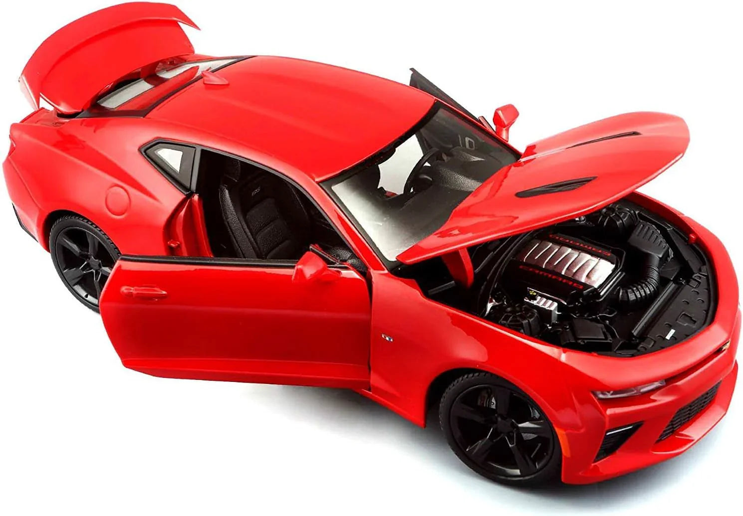 アウトレット品 ダイキャストカー Maisto Chevrolet Camaro SS 2016 1/18 レッド マイスト シボレー カマロ アメリカンマッスルカー 6代目モデル 迫力の1/18スケール シャープフロントグリル 筋肉質フェンダー LEDテールランプ 精密エンジンルーム