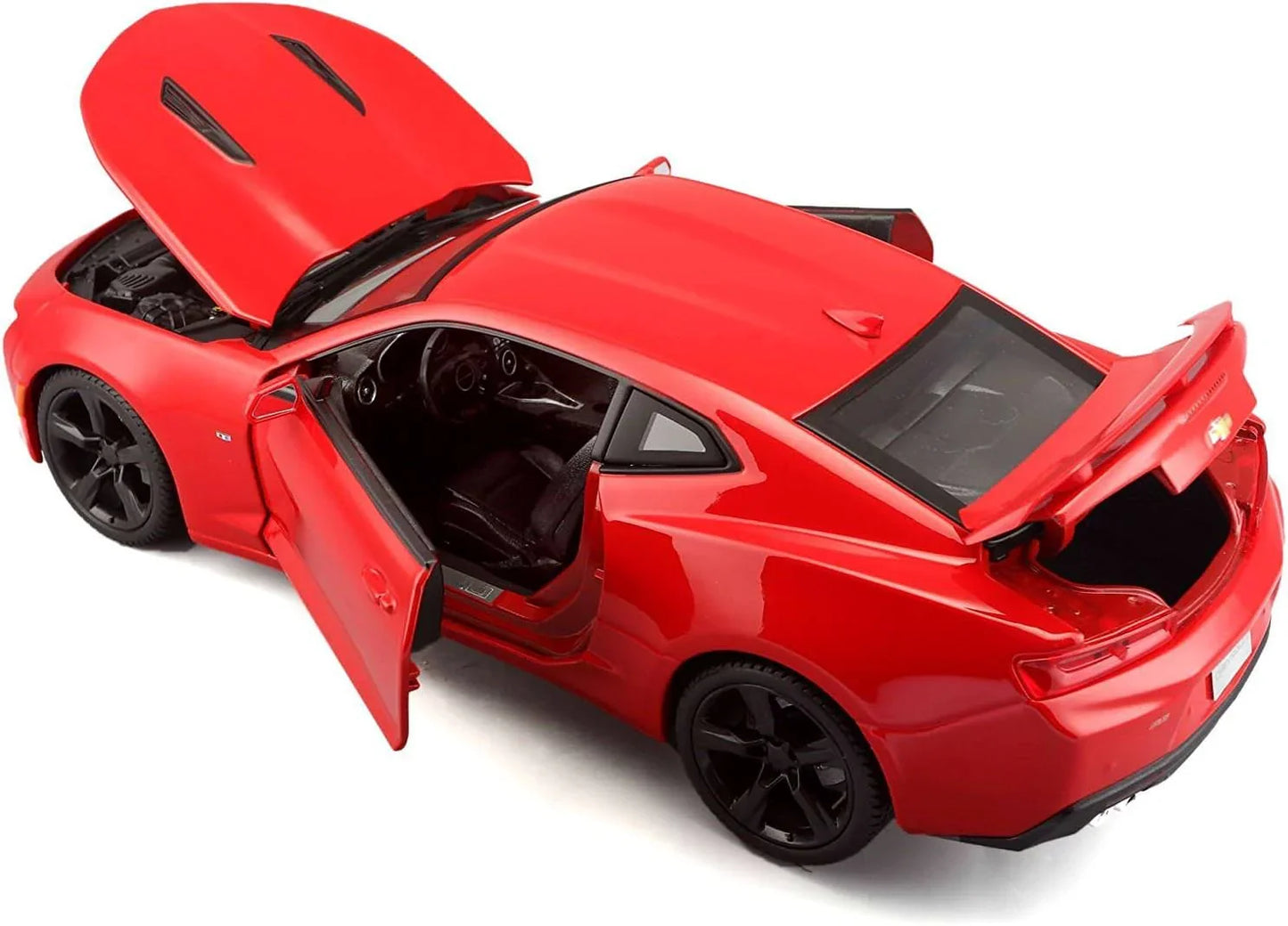 アウトレット品 ダイキャストカー Maisto Chevrolet Camaro SS 2016 1/18 レッド マイスト シボレー カマロ アメリカンマッスルカー 6代目モデル 迫力の1/18スケール シャープフロントグリル 筋肉質フェンダー LEDテールランプ 精密エンジンルーム