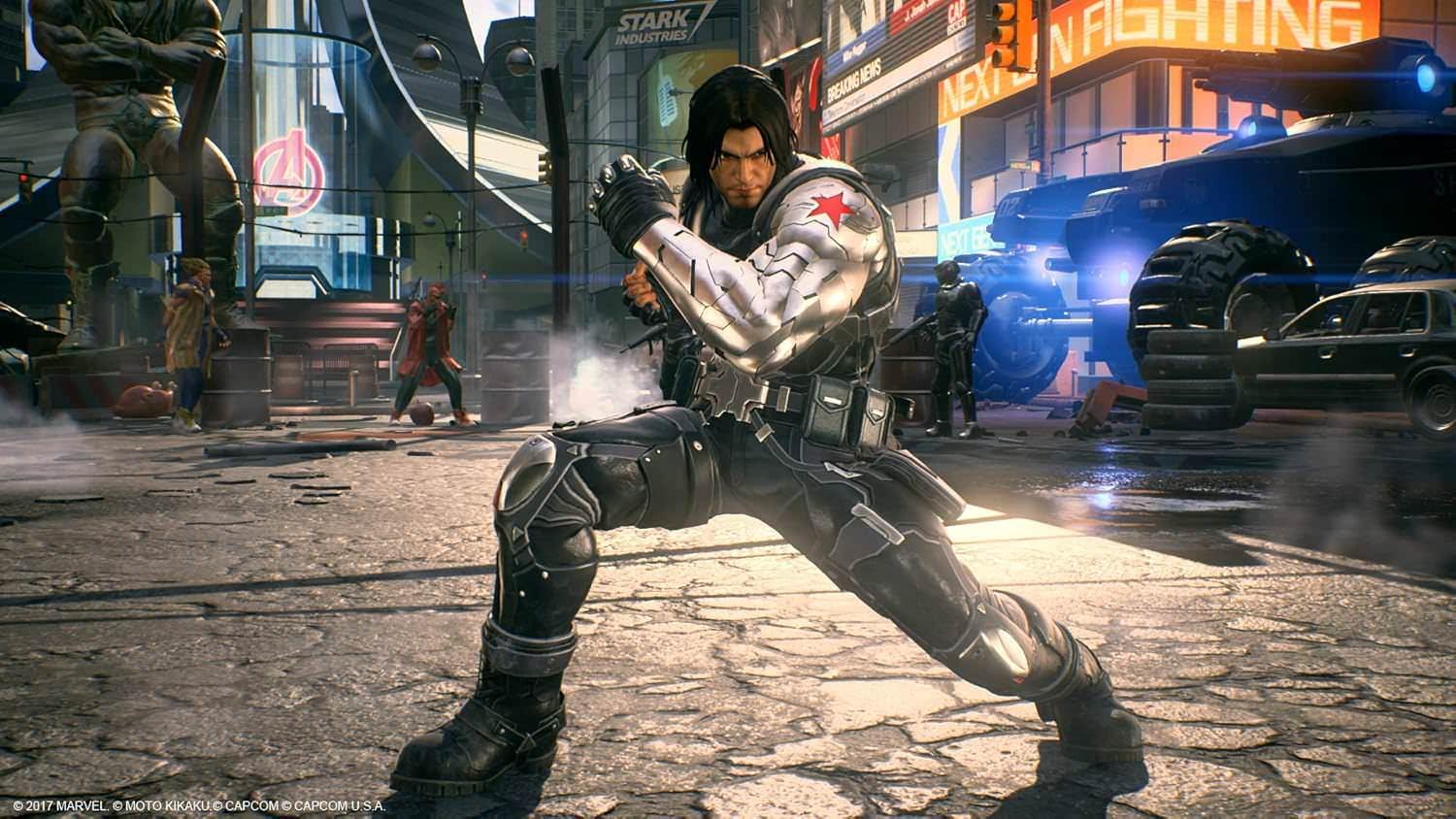 ゲーム マーベル VS カプコン インフィニット マーベル カプコン 人気キャラクター 合計30体以上 2対2タッグバトル インフィニティストーン搭載 シネマティックストーリーモード 新システム搭載 初心者向けオートコンボ