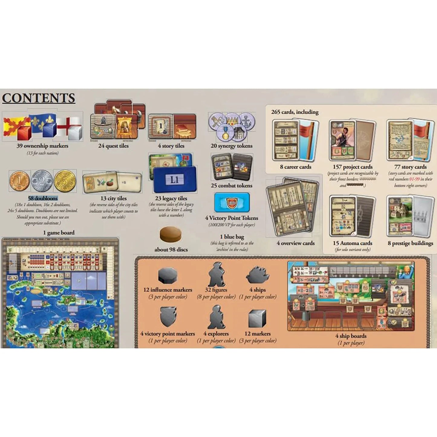 ボードゲーム Maracaibo マラカイボ アレクサンダー・プフィスター 17世紀 カリブ海 航海 冒険 戦略 契約 手札管理 豊富なカード 多様な勝利への道 関係構築 同盟形成 探検 クエスト