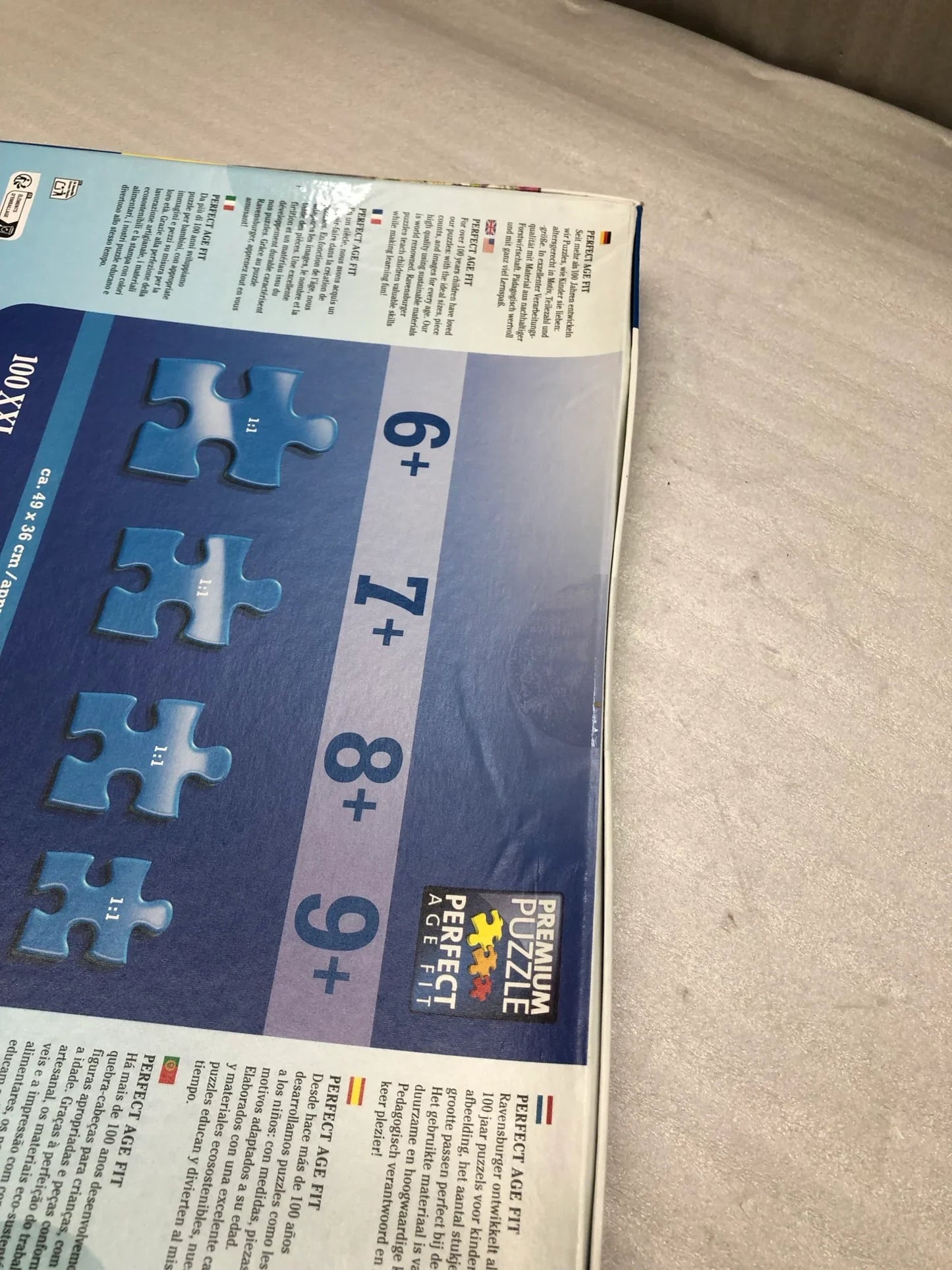 アウトレット品 ジグソーパズル ラベンスバーガー マジカルライド 100ピース 特大サイズ 約36×49.5cm ファンタジー世界を描く魔法の乗り物 確かな品質と耐久性 FSC認証資源使用 家族で楽しむ創造力と知育支援