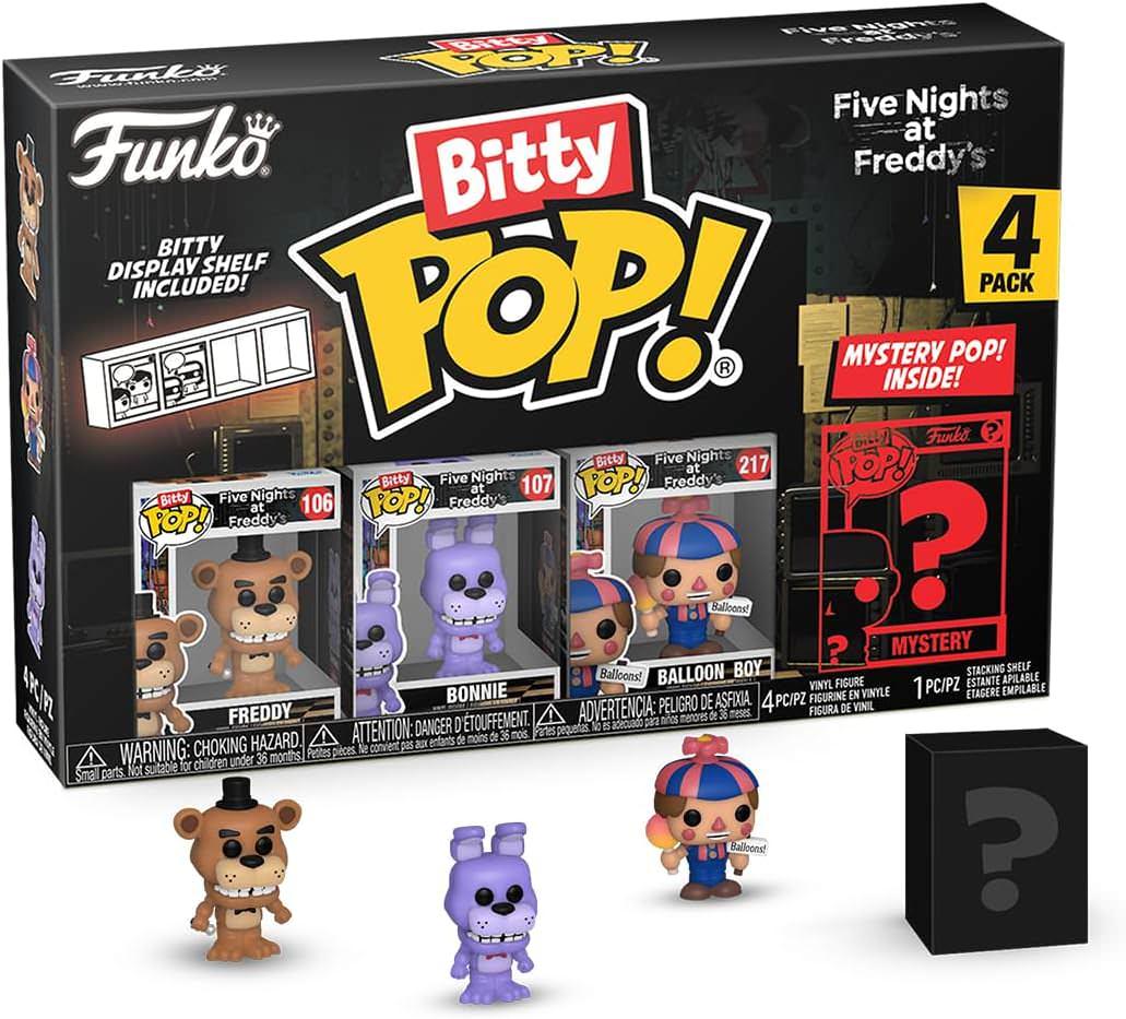 アウトレット品 フィギュア ファイブ・ナイツ・アット・フレディーズ シリーズ3 Bitty POP 4個セット Funko フレディ チカ フォクシー ボニー 人気キャラクター詳細仕上げ 小型コンパクト コレクター必須コレクション 豊富デザイン 限定モデル