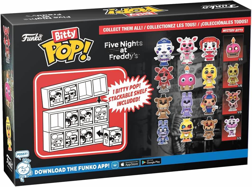 アウトレット品 フィギュア ファイブ・ナイツ・アット・フレディーズ シリーズ3 Bitty POP 4個セット Funko フレディ チカ フォクシー ボニー 人気キャラクター詳細仕上げ 小型コンパクト コレクター必須コレクション 豊富デザイン 限定モデル