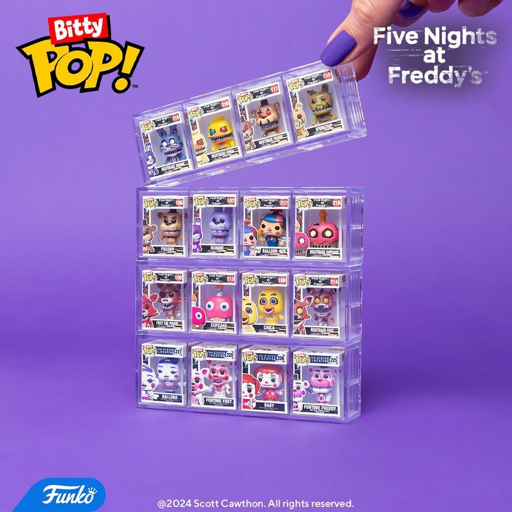 アウトレット品 フィギュア ファイブ・ナイツ・アット・フレディーズ シリーズ3 Bitty POP 4個セット Funko フレディ チカ フォクシー ボニー 人気キャラクター詳細仕上げ 小型コンパクト コレクター必須コレクション 豊富デザイン 限定モデル