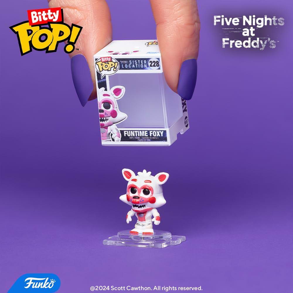 アウトレット品 フィギュア ファイブ・ナイツ・アット・フレディーズ シリーズ3 Bitty POP 4個セット Funko フレディ チカ フォクシー ボニー 人気キャラクター詳細仕上げ 小型コンパクト コレクター必須コレクション 豊富デザイン 限定モデル
