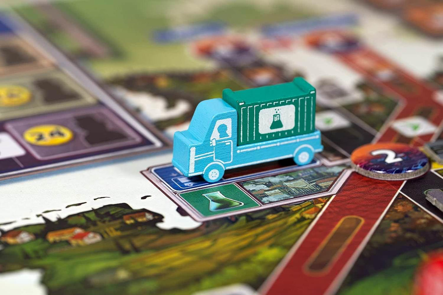 ボードゲーム アウトバーン Autobahn 戦後ドイツ 高速道路建設 経済戦略ゲーム 交通網整備 復興期から現代まで 3つの時代を体験 東西ドイツ統一 東西ネットワーク拡張 多彩なアクション 戦略的手札管理