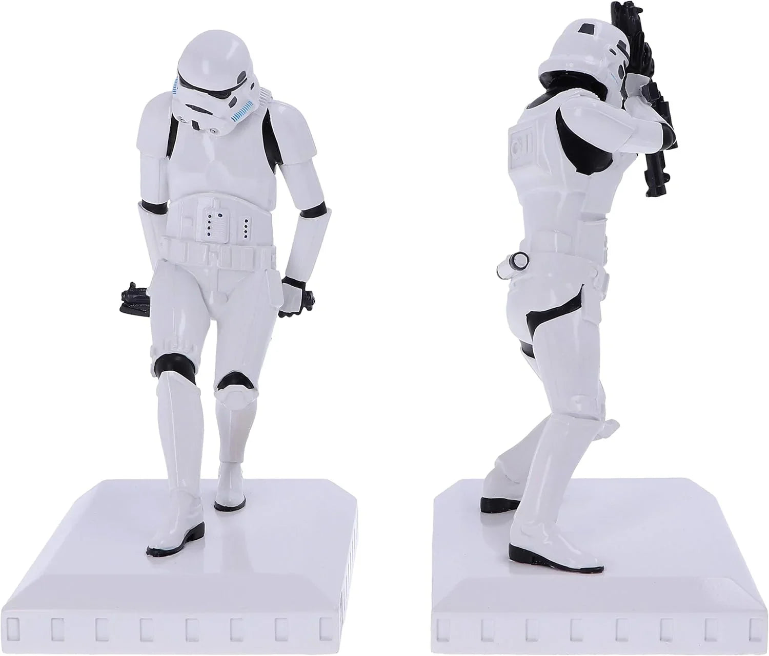 アウトレット品 ブックエンド ストームトルーパー スター・ウォーズ 公式ライセンス オリジナルモールド 映画プロップ 銀河帝国 精鋭部隊 2体セット 高さ18.5cm 重量1.5kg ポリレジン 手塗り仕上げ 白いアーマー