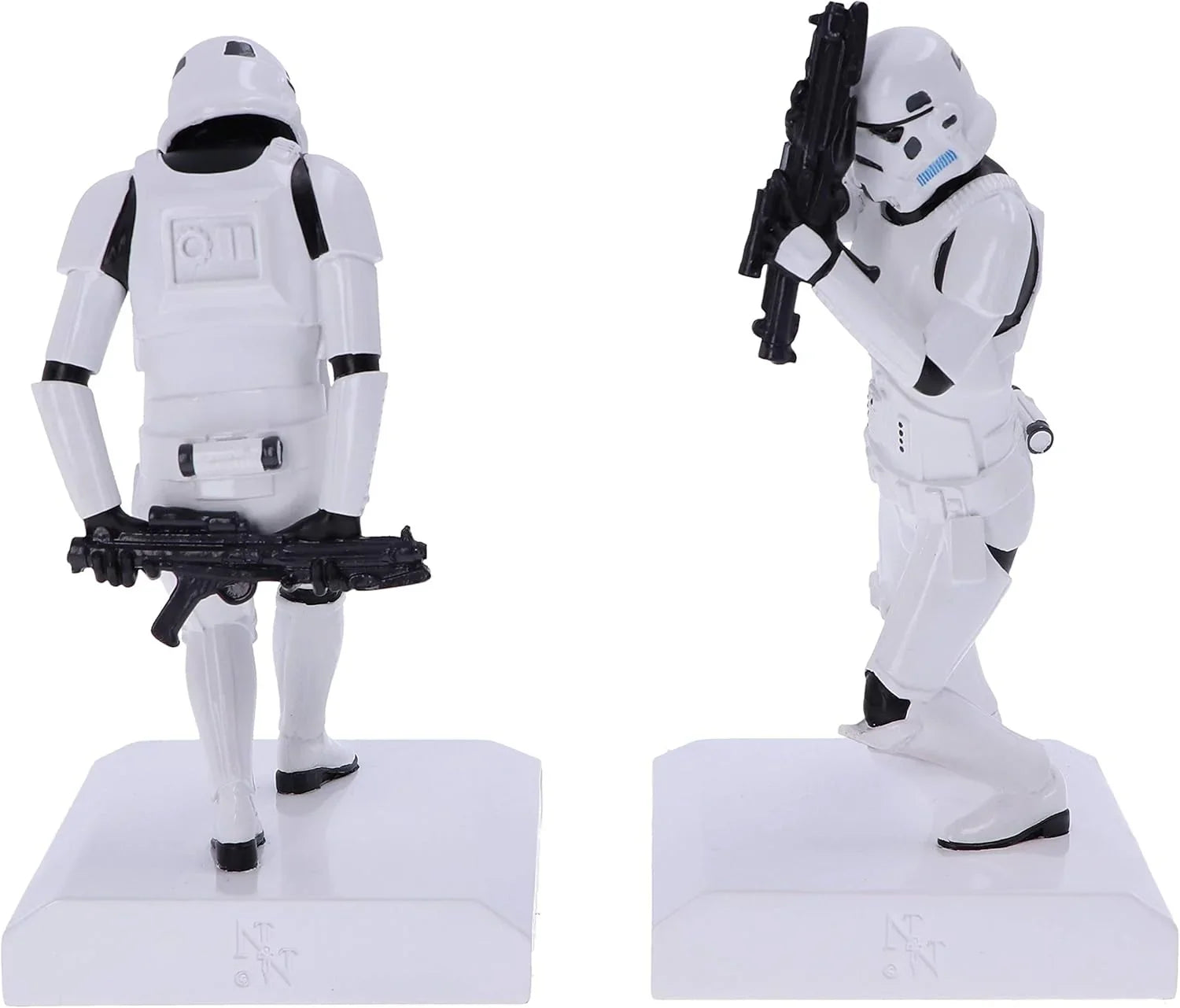 アウトレット品 ブックエンド ストームトルーパー スター・ウォーズ 公式ライセンス オリジナルモールド 映画プロップ 銀河帝国 精鋭部隊 2体セット 高さ18.5cm 重量1.5kg ポリレジン 手塗り仕上げ 白いアーマー