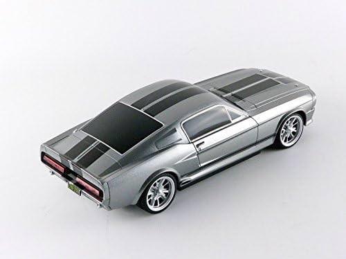 アウトレット品 ミニカー GREENLIGHT グリーンライト 1967 フォード マスタング エレノア 60セカンズ 1/18 ダイキャストモデル ペッパーグレーメタリック ブラックデュアルラインストライプ