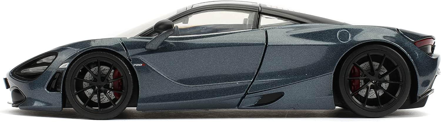 アウトレット品 スーパーカー マクラーレン720S 1 24スケールモデル JADATOYS ダイキャスト 高精細 エアロダイナミクス デザイン カーボンファイバー モノコックボディ 映画ワイルドスピード スーパーコンボ デッカードショウ 操る 圧倒的存在感