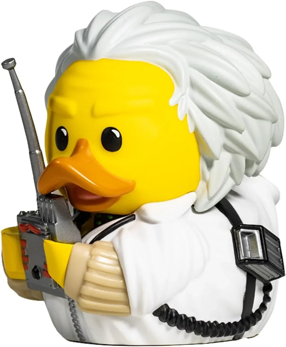 アウトレット品 フィギュア TUBBZ タブズ フィギュア ボックス版 バックトゥザフューチャー ドクブラウン コレクタブル ビニールラバーダック 映画の象徴的なキャラクター 柔らかい素材 詳細なデザイン 美しいパッケージ