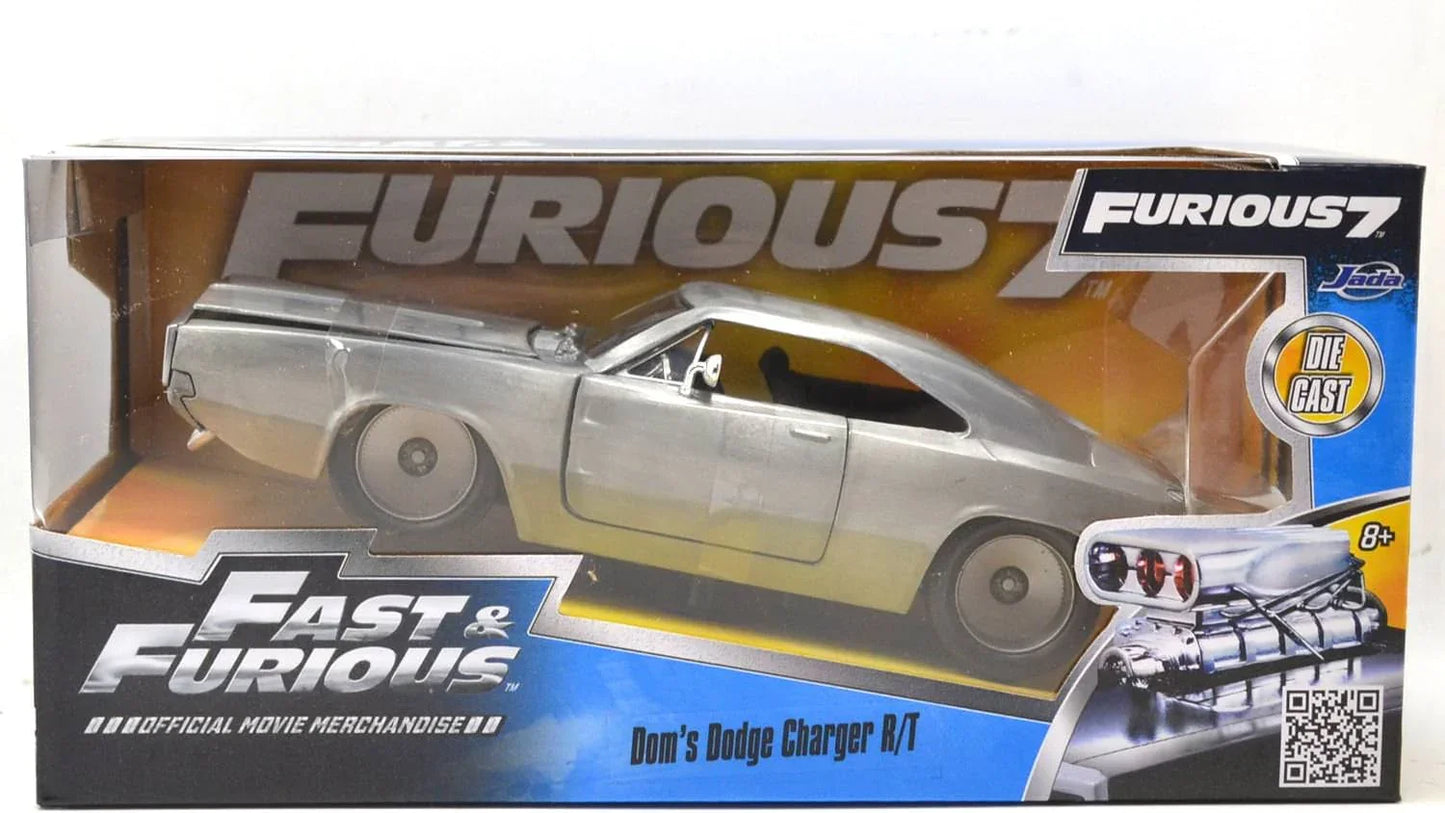 アウトレット品 ミニカー ダッジ チャージャー R T 1 24 スケール モデル 映画 ワイルドスピード スカイミッション 愛車 ドミニク 精巧 再現 Jada Toys ダイキャスト製法 重厚 質感 アメリカンマッスルカー 伝説 迫力 リアエンド 映画興奮