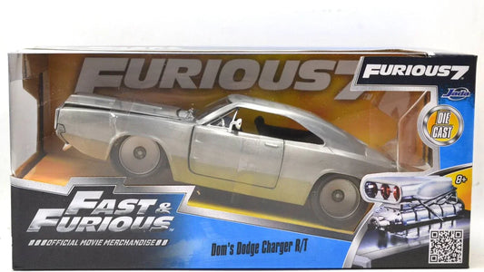 アウトレット品 ミニカー ダッジ チャージャー R T 1 24 スケール モデル 映画 ワイルドスピード スカイミッション 愛車 ドミニク 精巧 再現 Jada Toys ダイキャスト製法 重厚 質感 アメリカンマッスルカー 伝説 迫力 リアエンド 映画興奮