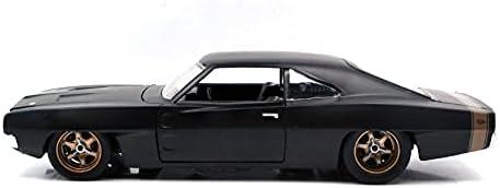 アウトレット品 ミニカー ジャダトイズ ワイルドスピード9 ダッジ チャージャー ワイドボディ 1968 1:24スケール 映画再現 アメ車 マッスルカー フォルム迫力 映画ファン必見 愛車ドミニク トレット活躍モデル 車種特徴グリル独特 ヘッドライト隠れ