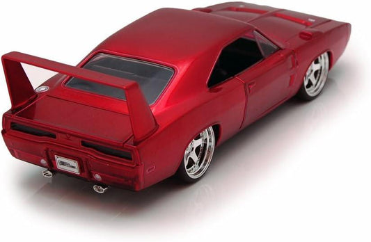 アウトレット品 ミニカー 1969年式ダッジ チャージャー デイトナ Jada Toys 1 24スケール ダイキャストモデルカー ワイルド スピード スカイミッション 映画 アイコニック マッスルカー 巨大ウイング エアロパーツ ホイール 再現 レーシングカー