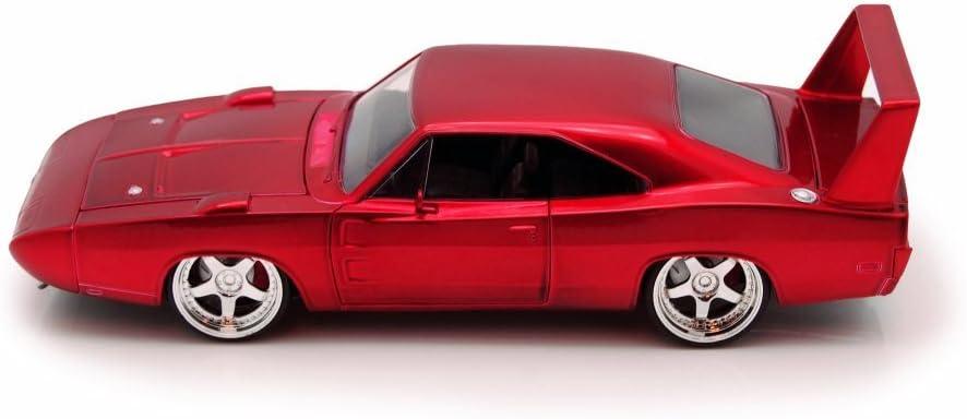 アウトレット品 ミニカー 1969年式ダッジ チャージャー デイトナ Jada Toys 1 24スケール ダイキャストモデルカー ワイルド スピード スカイミッション 映画 アイコニック マッスルカー 巨大ウイング エアロパーツ ホイール 再現 レーシングカー