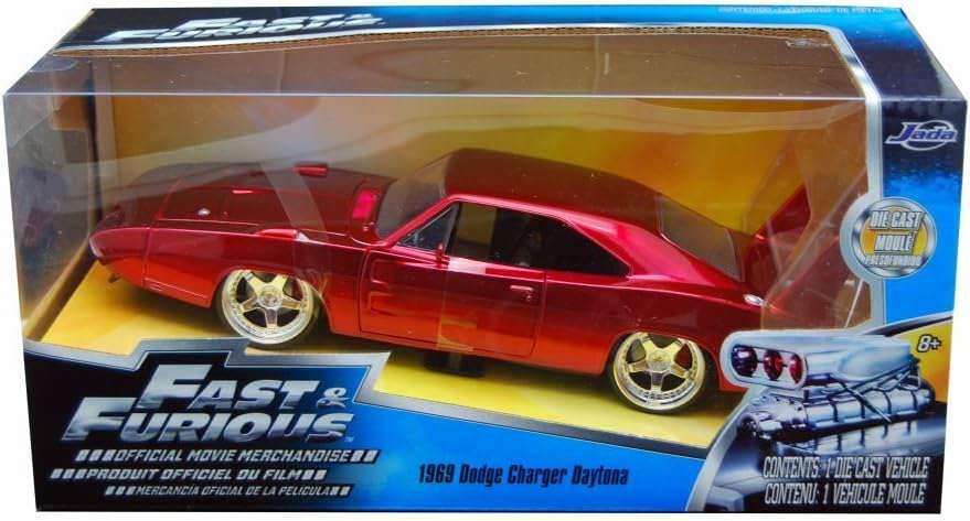 アウトレット品 ミニカー 1969年式ダッジ チャージャー デイトナ Jada Toys 1 24スケール ダイキャストモデルカー ワイルド スピード スカイミッション 映画 アイコニック マッスルカー 巨大ウイング エアロパーツ ホイール 再現 レーシングカー