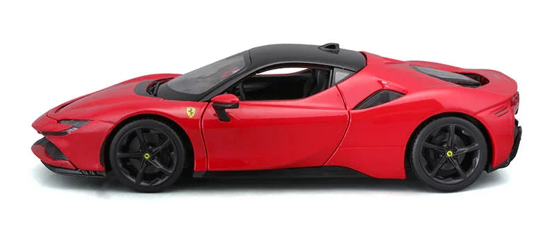 アウトレット品 ミニチュアカーモデル フェラーリ SF90ストラダーレ Bburago 革新と情熱の融合 ハイブリッドスーパーカー 1 18スケール 高精細再現 卓越した職人技 最新空力技術搭載 1000馬力超 2 5秒加速 プラグインハイブリッド 次世代性能
