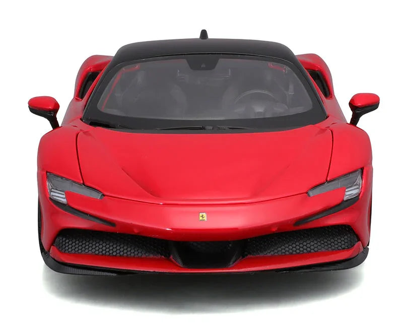 アウトレット品 ミニチュアカーモデル フェラーリ SF90ストラダーレ Bburago 革新と情熱の融合 ハイブリッドスーパーカー 1 18スケール 高精細再現 卓越した職人技 最新空力技術搭載 1000馬力超 2 5秒加速 プラグインハイブリッド 次世代性能