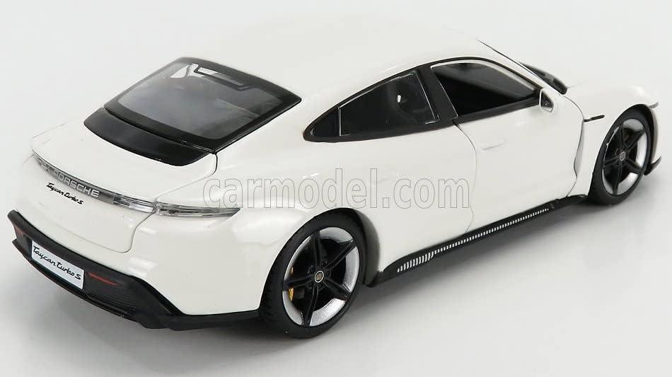 アウトレット品 カーモデル ポルシェ タイカン Turbo S 2019年モデル 1 24スケール Bburago 高品質 精密デザイン LEDヘッドライト 流線型ボディ ライトバー 革新的電気自動車 高性能急速充電 750馬力相当 走行性能 卓越コレクション価値