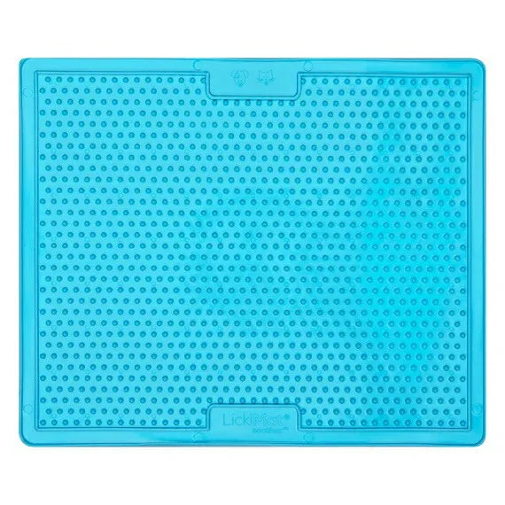 ペット用品 舐めるマット LickiMat Soother X Large Turquoise オーストラリア獣医師開発 柔らかいゴム製突起 口臭予防 唾液分泌促進 ストレス軽減 スローフィーダー 消化サポート 冷凍使用可 多機能健康サポートツール