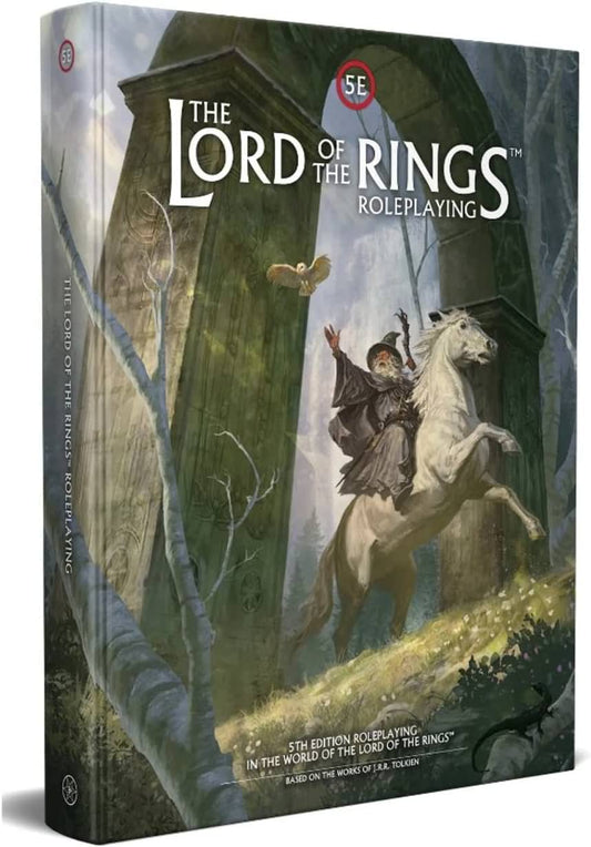 ザ・ロード・オブ・ザ・リング ロールプレイング（The Lord of the Rings Roleplaying）5E 英語版ルールブックの表紙