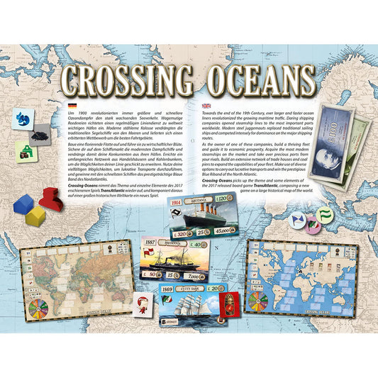 Crossing Oceans クロッシング・オーシャンズ：マック・ゲルツの海運戦略ボードゲーム評価とプレイガイド