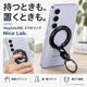 Nice Lab. MagSafe対応 スマホリング | iPhone・Android全機種対応 極薄5mm 縦置きスタンド N52磁石 耐荷重2kg超