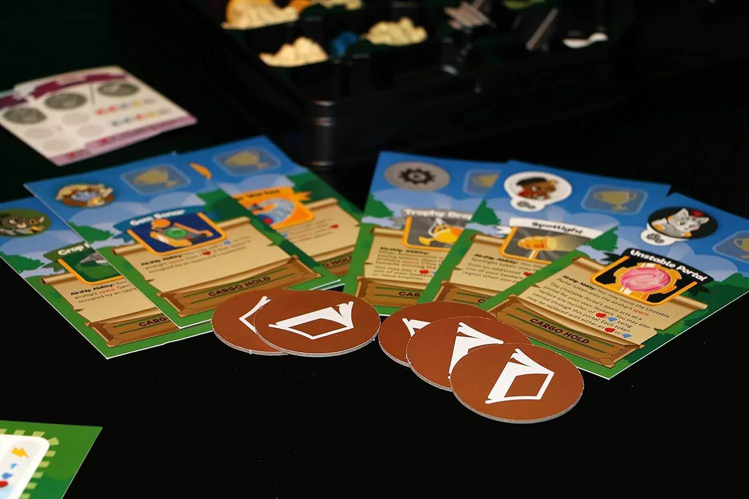 ボードゲーム My Little Scythe Pie in the Sky Expansion Stonemaier Games 飛行船カイ 特別能力 2つの新王国 充実コンポーネント シークアクション ミニチュア多数 8歳以上対応 ダイスロール ピックアップ＆デリバー
