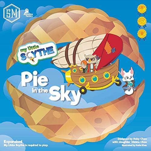 ボードゲーム My Little Scythe Pie in the Sky Expansion Stonemaier Games 飛行船カイ 特別能力 2つの新王国 充実コンポーネント シークアクション ミニチュア多数 8歳以上対応 ダイスロール ピックアップ＆デリバー