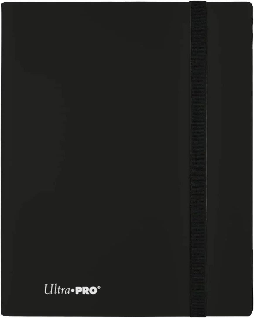 トレーディングカード バインダー Ultra Pro 9-Pocket Pro Binder Eclipse Stil ジェットブラックモデル 保護性能に優れたカード滑り落ち防止サイドローディング設計 酸含まない非PVC素材採用 360枚収納可能 縦306mm 横245mm 厚み26mm