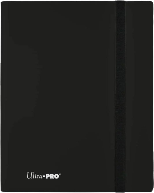 トレーディングカード バインダー Ultra Pro 9-Pocket Pro Binder Eclipse Stil ジェットブラックモデル 保護性能に優れたカード滑り落ち防止サイドローディング設計 酸含まない非PVC素材採用 360枚収納可能 縦306mm 横245mm 厚み26mm