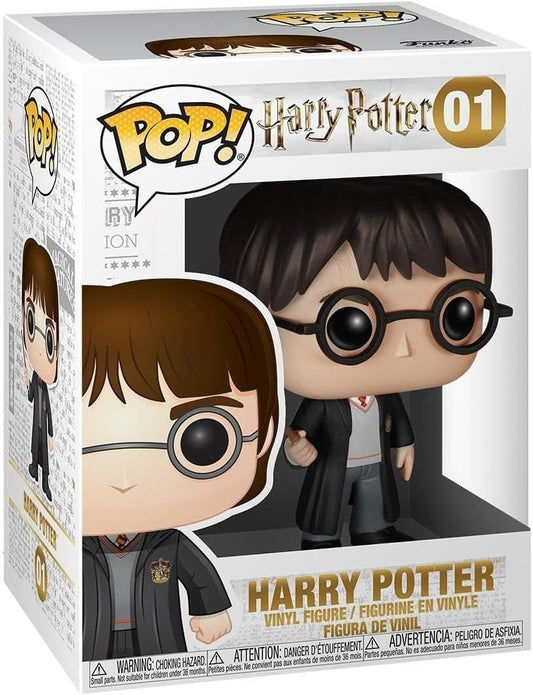 フィギュア Funko Pop! ハリーポッター 01 ハリー・ポッター コレクション ファンコ 映画シリーズ ホグワーツ制服 グリフィンドールマフラー 雷型傷跡 魔法杖 シークレットシーカー 魔法キャラクター 約9.5cm