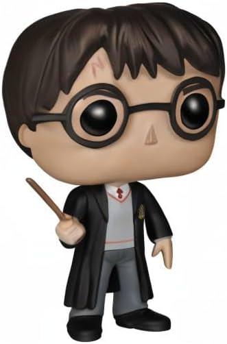 フィギュア Funko Pop! ハリーポッター 01 ハリー・ポッター コレクション ファンコ 映画シリーズ ホグワーツ制服 グリフィンドールマフラー 雷型傷跡 魔法杖 シークレットシーカー 魔法キャラクター 約9.5cm