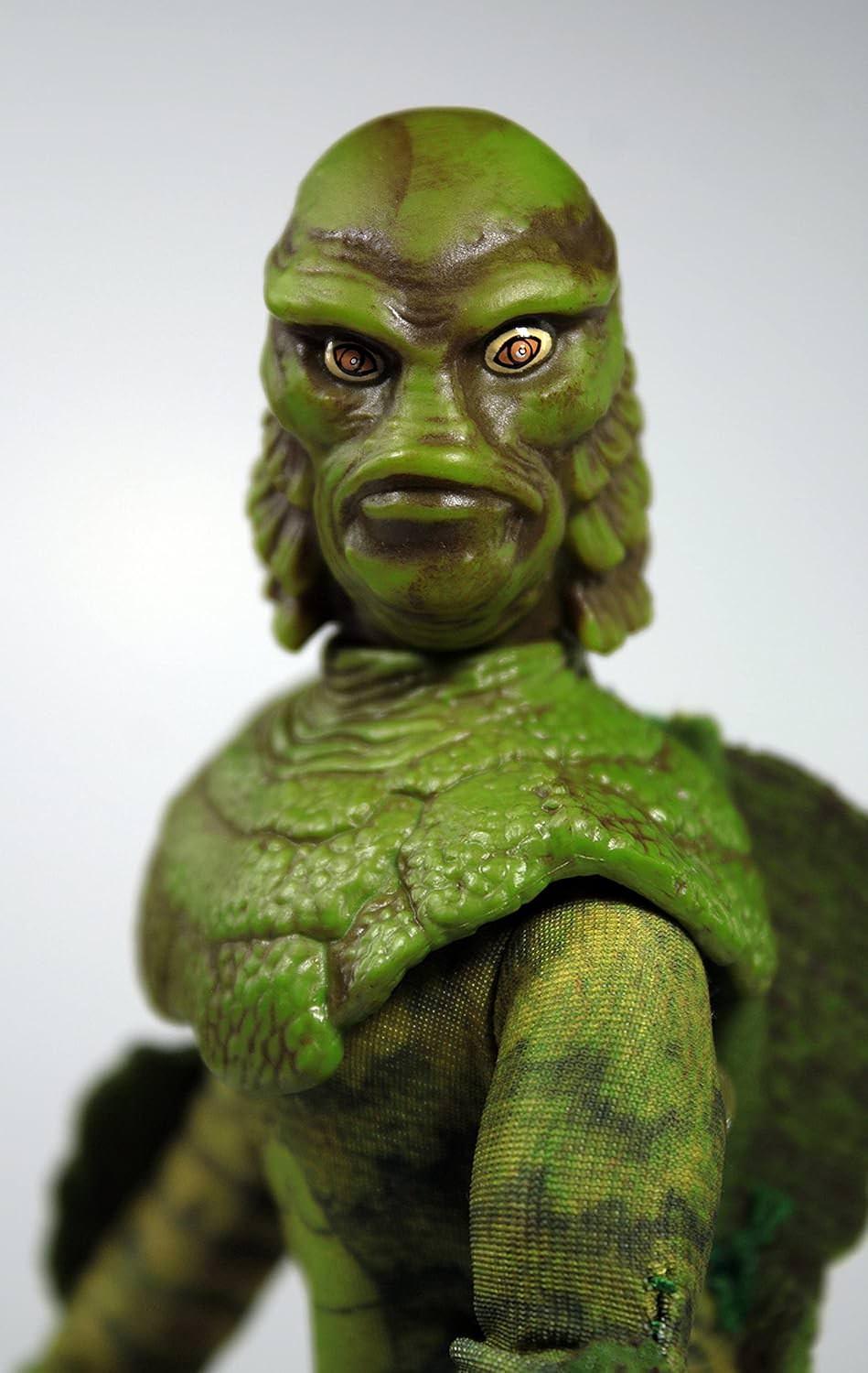 フィギュア MEGO ユニバーサルモンスターズ クリーチャー・フロム・ザ・ブラック・ラグーン ギルマン 約20cm アクションフィギュア 本物布製衣装 14可動ポイント 映画大アマゾンの半魚人 往年名作モンスター映画再現 クラシック8インチ