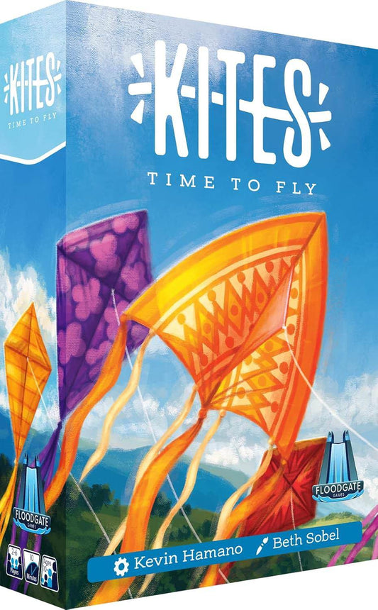 ボードゲーム Kites カイト Kites 砂時計 協力型リアルタイムゲーム 6色の砂時計を使い仲間と協力してカラフルな凧を空高く舞い上げる戦略的かつ緊張感あふれるボードゲーム