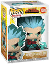 フィギュア Funko POP アニメーション 僕のヒーローアカデミア インフィニット デク with エリ 堀越耕平 雄英高校 特徴的なポーズ 雷光エフェクト 緑色戦闘服 白髪角 女の子 個性操作 巻き戻し 力100パーセント 背負い救出