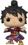 フィギュア Funko Pop! Animation 921 Luffytaro ONE PIECE Metallic Special Edition ワノ国編 赤い着物 青模様 木製下駄 麦わら帽子 まげ結い 左目傷跡 特徴的戦闘ポーズ 高級感あるメタリック加工 コレクター向け限定版 人気漫画