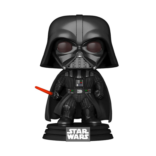 フィギュア ダースベイダー Pop Vinyl BobbleHead スターウォーズ オビワンケノービ Funko公式 ライセンス 高さ127cm 黒いヘルメット 赤ライトセイバー 首振り機能 台座付 デフォルメ仕様 ウィンドウボックス仕様 コレクター向け