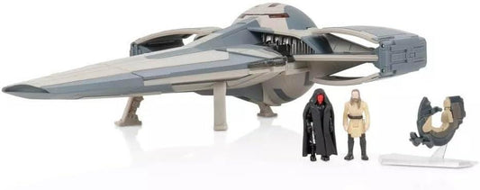 フィギュア スター・ウォーズ マイクロギャラクシー スコードロン シス・インフィルトレーター・スターシップ タトゥイーンの砂上に広がる暗黒卿ダース・モールが操る折りたたみ翼付き宇宙船 スター・ウォーズブランド 並行輸入品