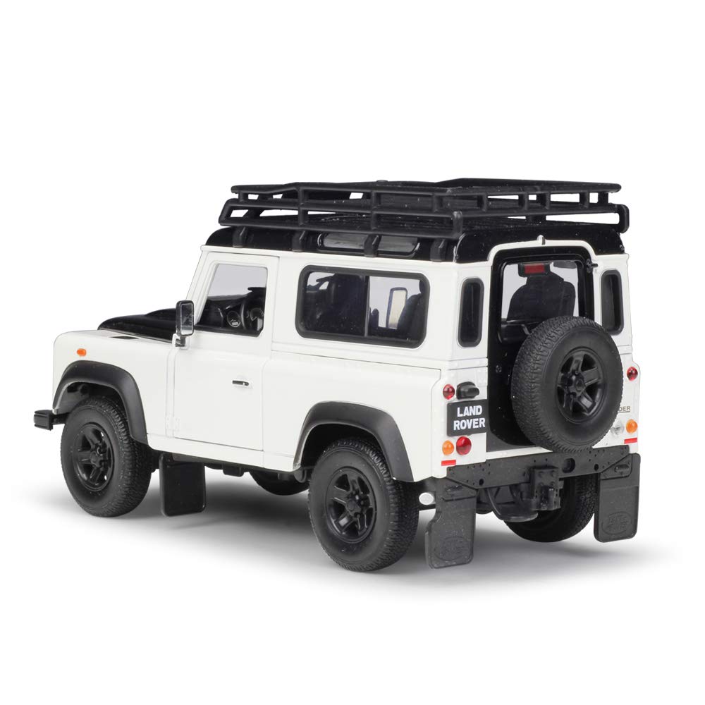 Willy 1/24 Land Rover Defender ランドローバー ディフェンダー ホワイト with roof rack and snorkel